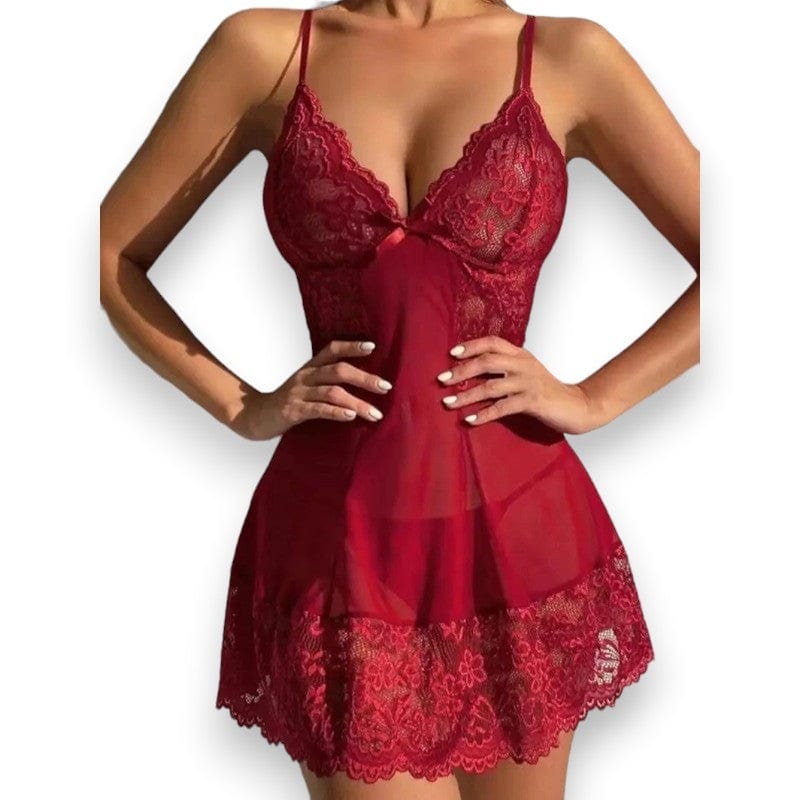 Red / S Julia's Glamour Glaze Nightgown Nightdress